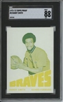 1972 Topps #8 Randy Smith 9 card progressive proof.
